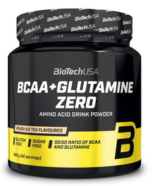 BCAA + Glutamine Zero, Peach Ice Tea - 480g