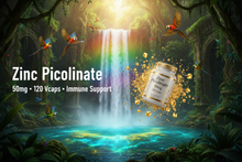 Zinc Picolinate 120 vegan caps - Jungle Waterfall Ruins