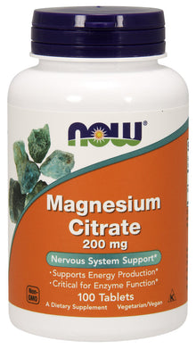Magnesium Citrate, 200mg - 100 tablets