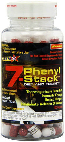 Stacker 2 7-Phenyl Stack - 100 caps (EAN 878114000878)