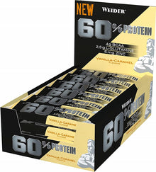 60% Protein Bar, Vanilla-Caramel - 24 x 45g