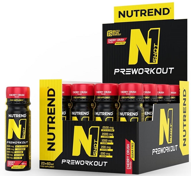 N1 Shot, Cherry Crush - 20 x 60 ml.