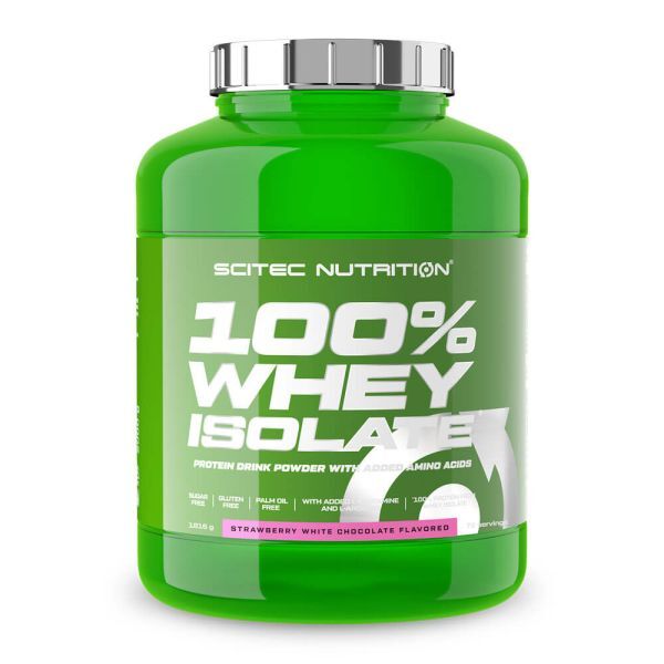 100% Whey Isolate, Strawberry White Chocolate - 1816g