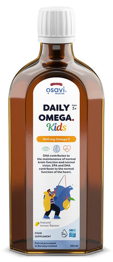Daily Omega Kids, 800mg Omega 3 (Natural Lemon) - 250 ml.