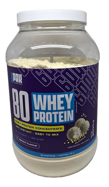 80 Whey Protein, Vanilla - 2000g