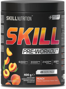 Skill Pre-Workout, Peach - 400-412g