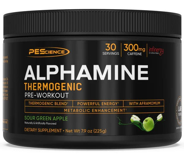Alphamine, Sour Green Apple - 225g