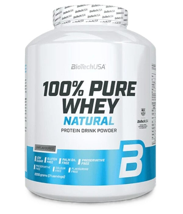 100% Pure Whey, Unflavoured - 2000g