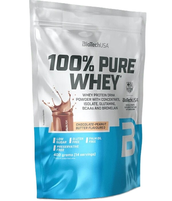 100% Pure Whey, Chocolate-Peanut - 400g