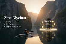 Zinc Glycinate 20mg 60 caps - Norwegian Fjord Sunrise