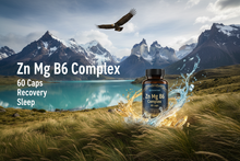 Zn Mg B6 Complex 60 caps - Patagonian Glacier Lake
