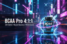 BCAA Pro 4:1:1 200 tablets - Cyberpunk Tokyo Banner