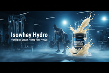 Isowhey Hydro Vanilla Ice Cream 900g - Night Gym Banner