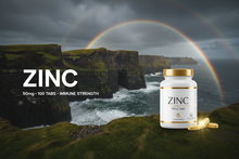 Zinc 50mg 100 tabs - Irish Cliffs of Moher Storm Rainbow